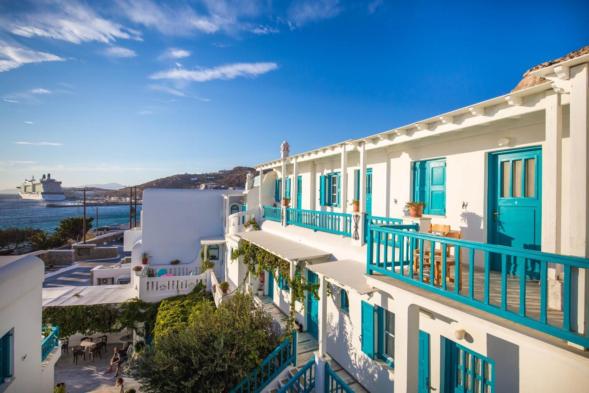 Pension Marias Sea View Mykonos Town Kültér fotó